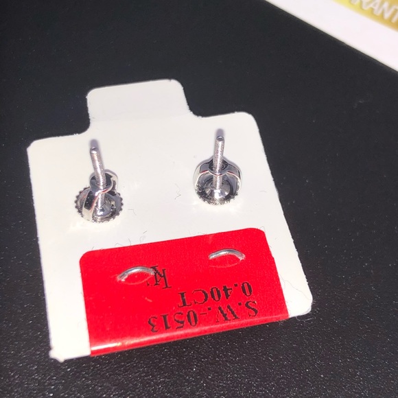 Real Diamond Earrings Appraisal incl. not CZ SALE! - Picture 4 of 4